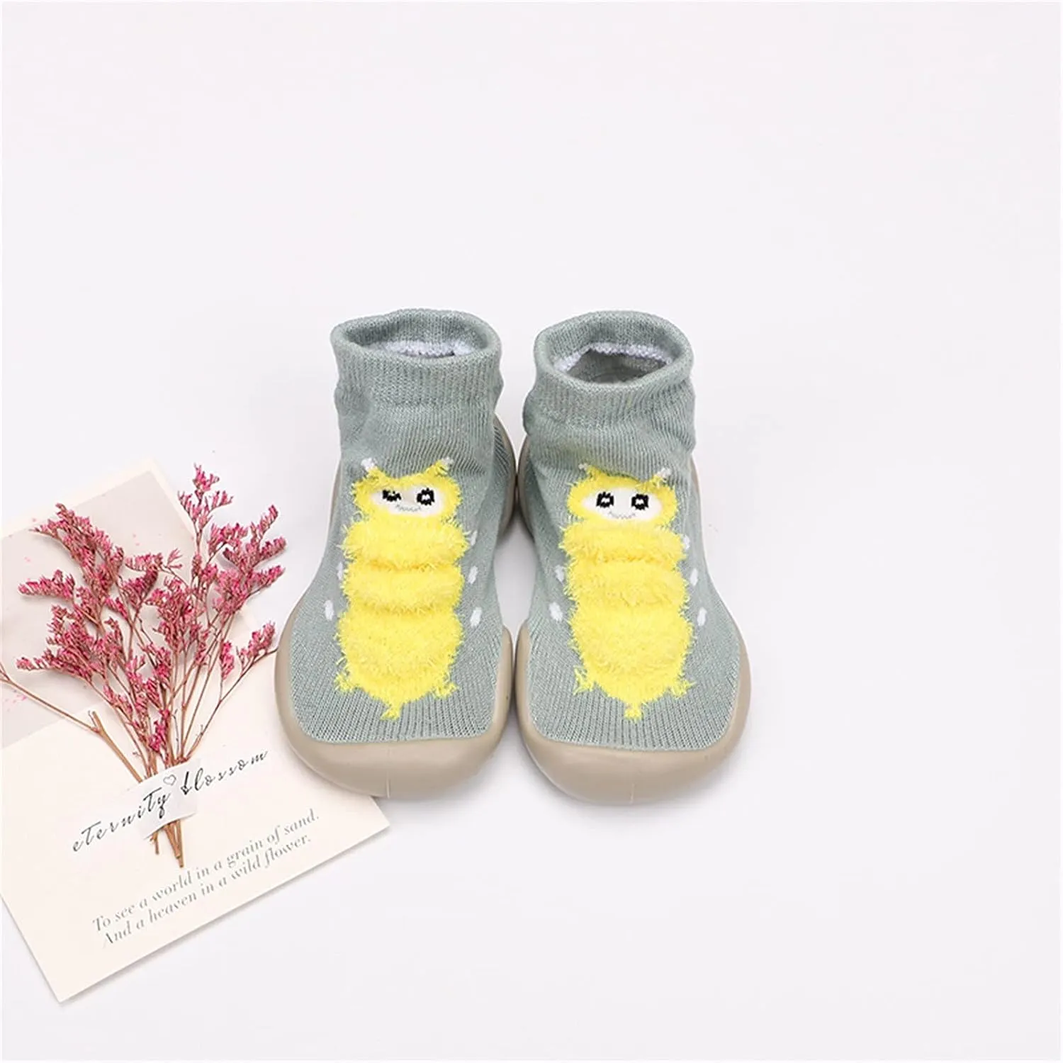 12 Baby Shoes Shoes Baby Sole Socks Shoes Soft Slipper Infant Girls Rubber Toddler Boys Baby High Top Sneakers