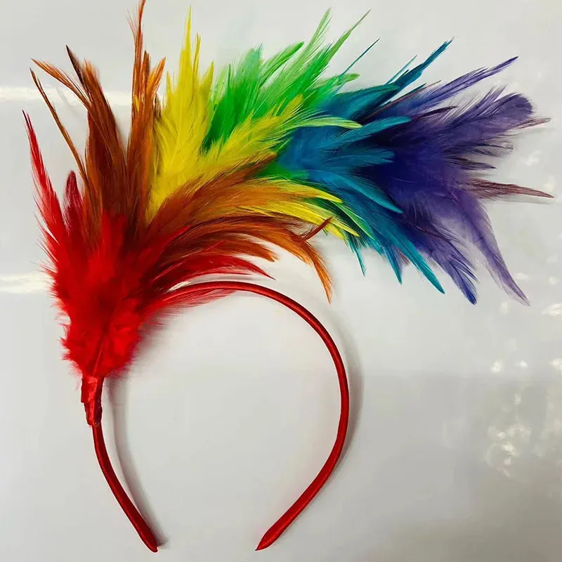 1920s Feather Fascinator Tea Party Headband