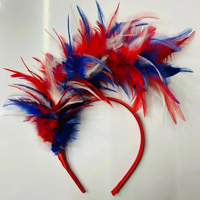 1920s Feather Fascinator Tea Party Headband