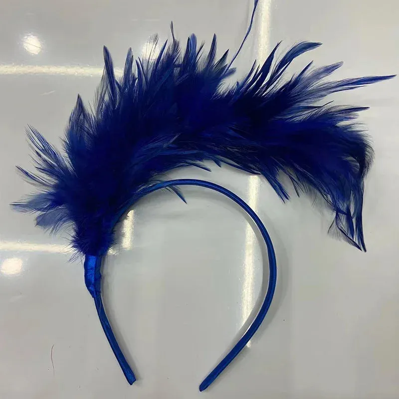 1920s Feather Fascinator Tea Party Headband
