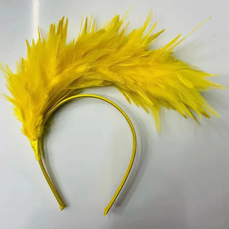 1920s Feather Fascinator Tea Party Headband