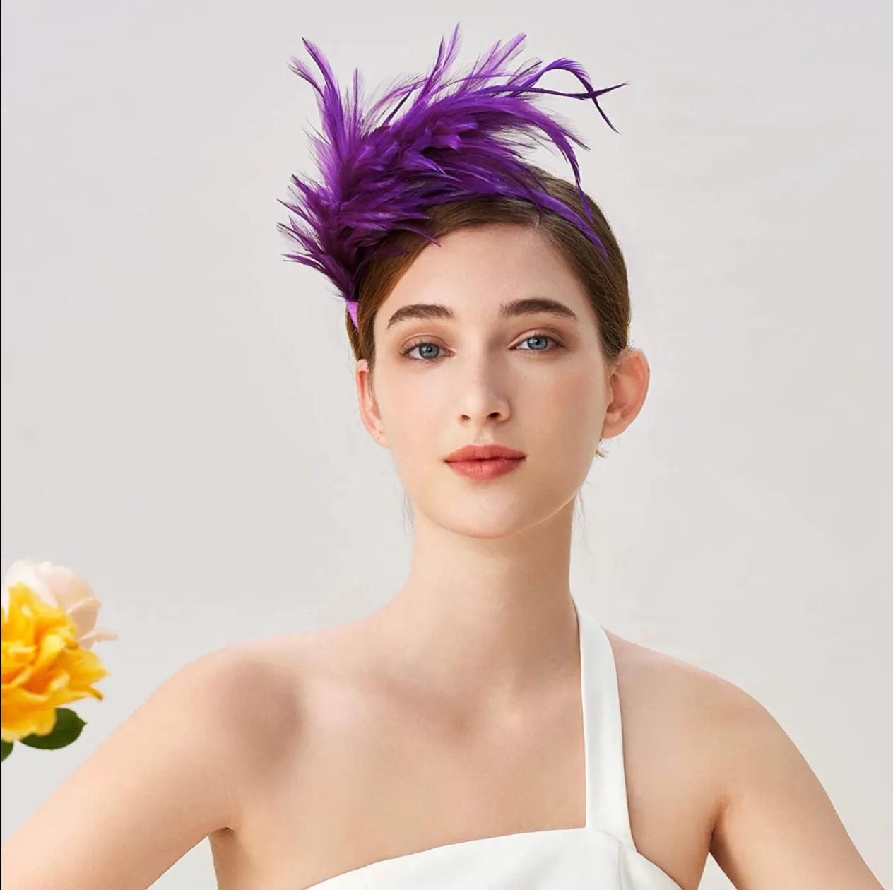 1920s Feather Fascinator Tea Party Headband