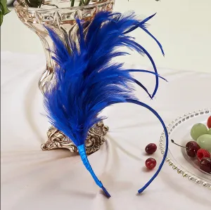 1920s Feather Fascinator Tea Party Headband