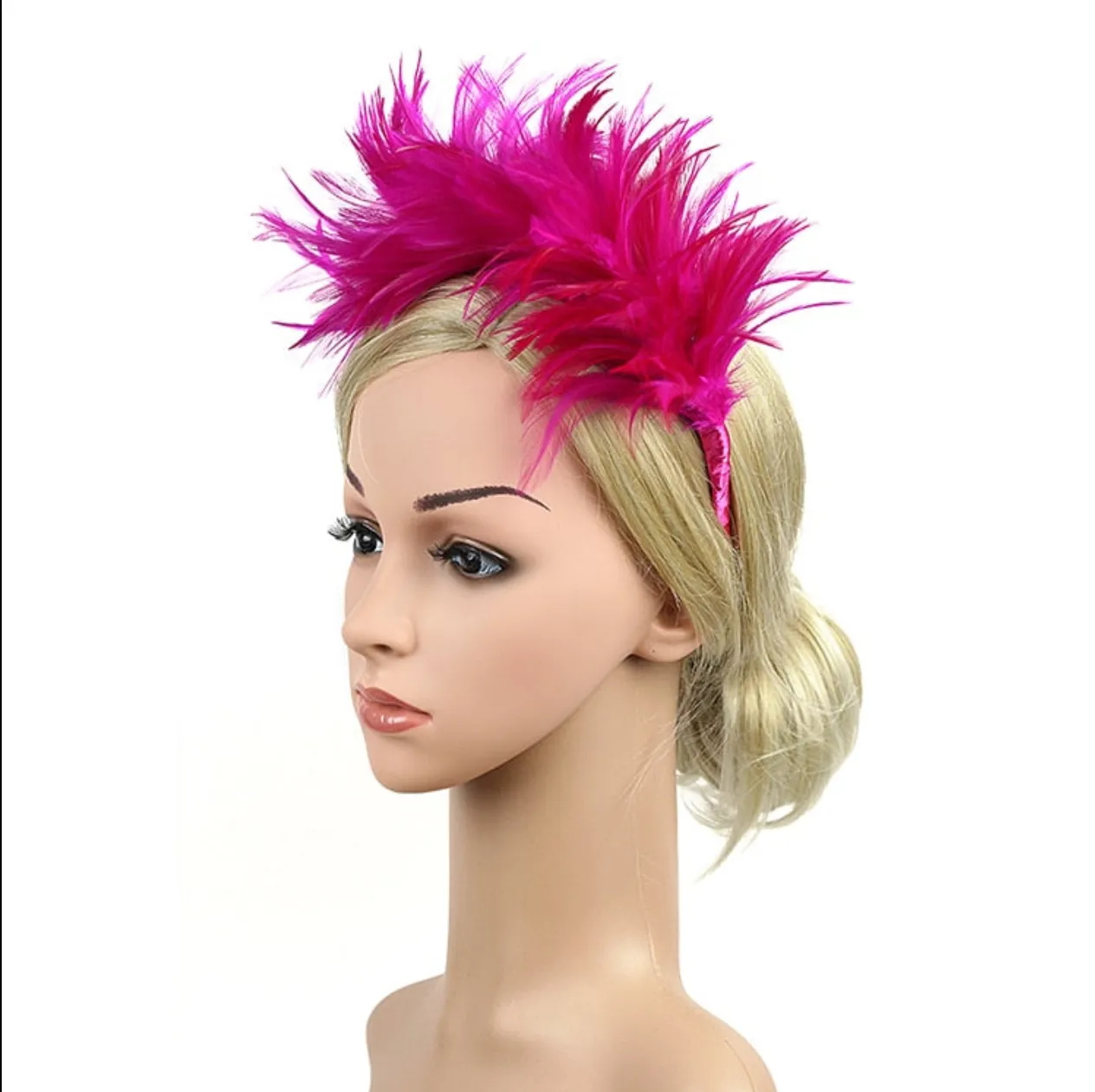1920s Feather Fascinator Tea Party Headband