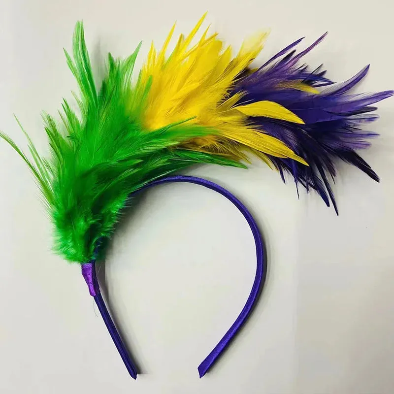 1920s Feather Fascinator Tea Party Headband