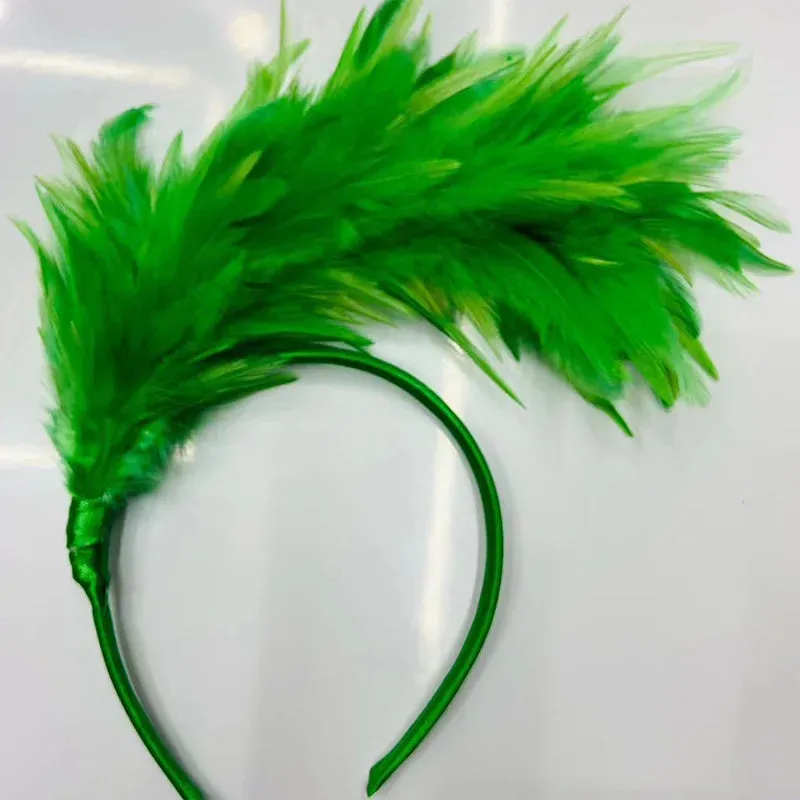 1920s Feather Fascinator Tea Party Headband