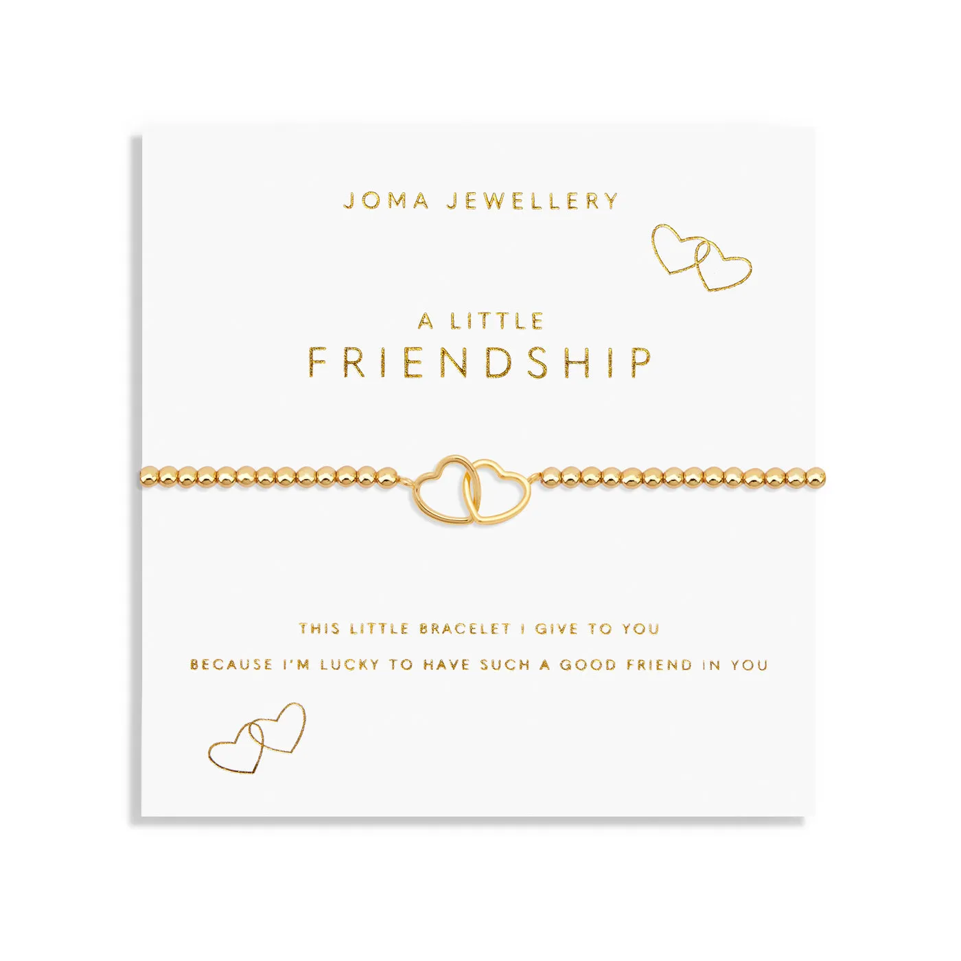A Little Friendship Gold Plated Bracelet 7589