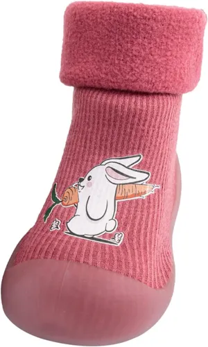 All Girl Toddler Shoes Baby Toddler Girls Shoes Slipper Kids Knit Soft Stocking Sole Solid Rubber Socks Warm Boys Baby Shoes Toddler Shoes