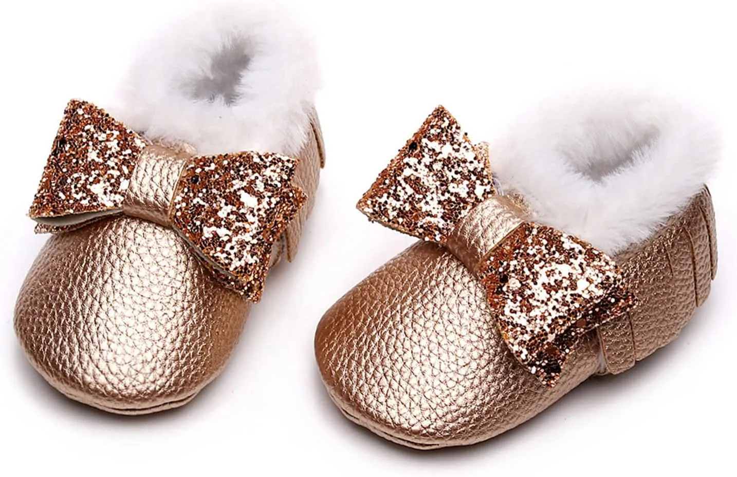 Baby Booties Winter Snow Boots Baby Shoes Cute Anti-Slip Soft Sole Warm Indoor Outoor Shoes First Walker Crib Shoes