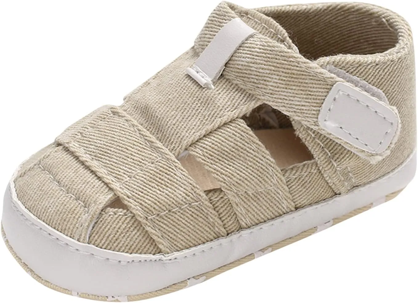 Baby Boy Girl Closed Toe Summer Sandals Lightweight Breathable Shoes Infant Non-Slip First Walking Girls Ballet Shoes