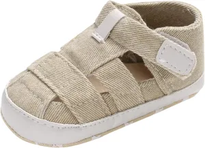 Baby Boy Girl Closed Toe Summer Sandals Lightweight Breathable Shoes Infant Non-Slip First Walking Girls Ballet Shoes