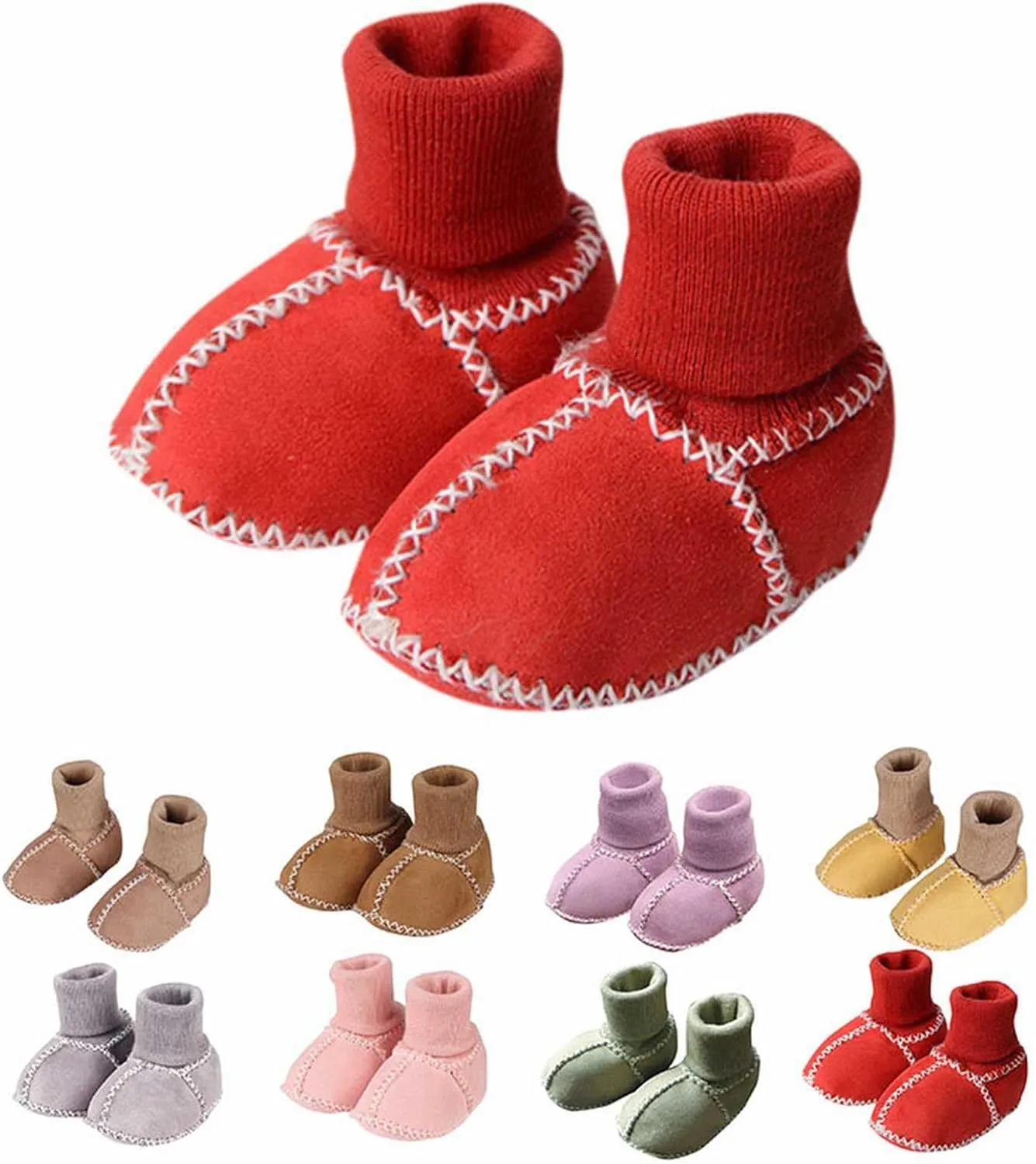 Baby Boy Girl Non-Skid Indoor Infant Walking Shoes Breathable Warm Elastic Sock Shoes Outdoor Sneakers Floor Shoes Boys