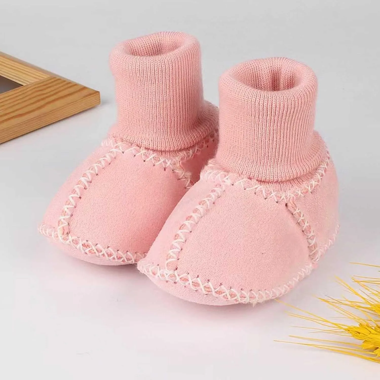 Baby Boy Girl Non-Skid Indoor Infant Walking Shoes Breathable Warm Elastic Sock Shoes Outdoor Sneakers Floor Shoes Boys