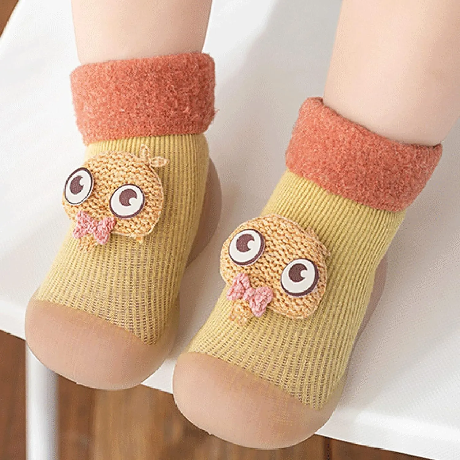 Baby Boy Toddler Shoes Sole Socks Solid Girls Baby Kids Rubber Boys Warm Soft Knit Stocking Toddler Shoe 9 Boy