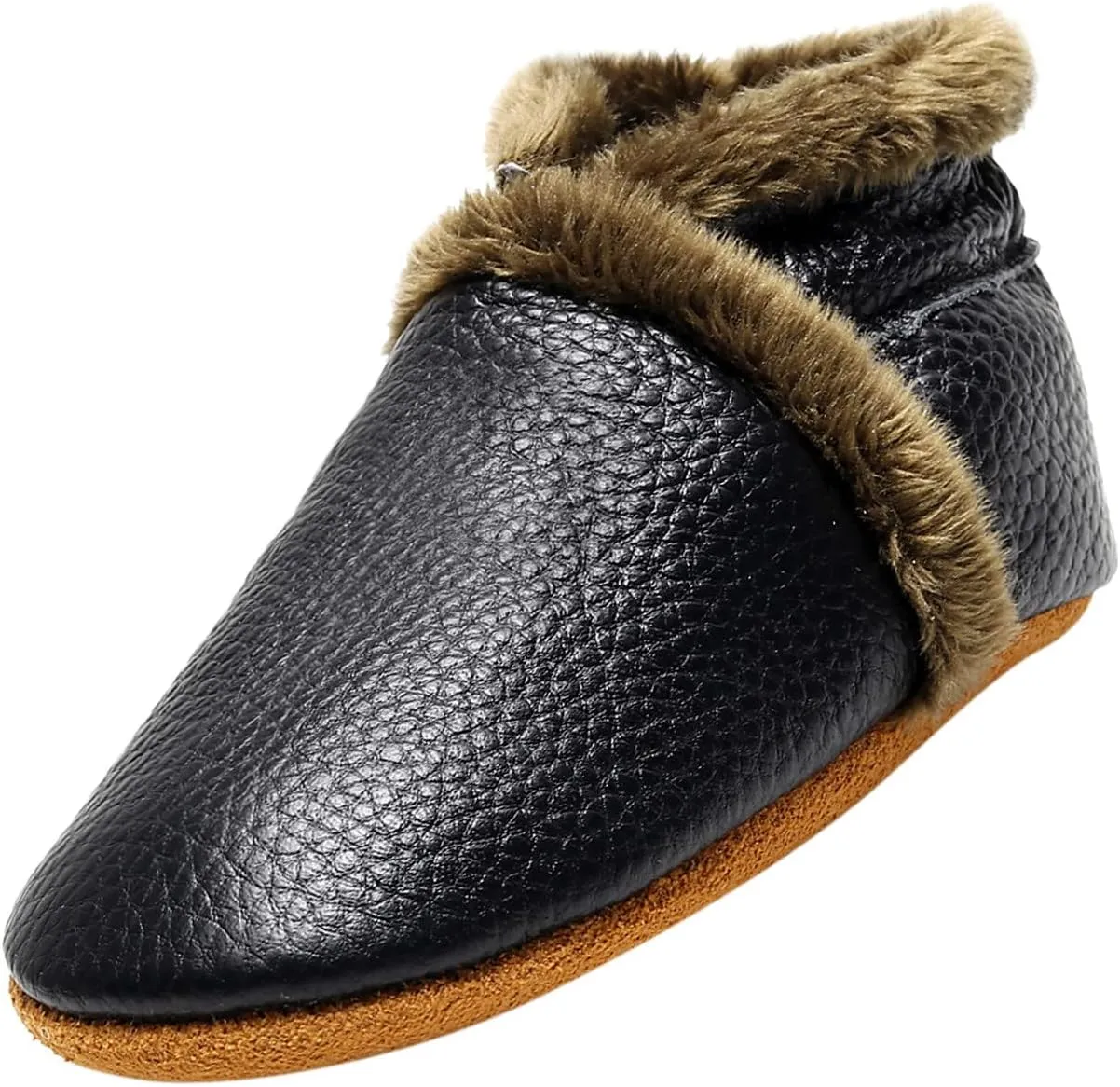 Baby Boys Girls Booties Infant Unisex Baby Winter Warm Fleece Socks Toddler Soft Sole Footwear First Walking Shoes