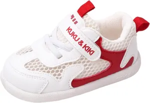 Baby Boys Girls Breathable Sneakers Non-Slip Soft Sole High-Top Lightweight Walking Shoes Toddler Mesh Trainers