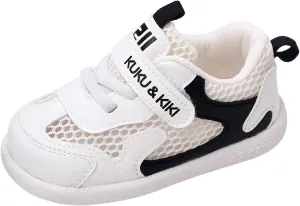 Baby Boys Girls Breathable Sneakers Non-Slip Soft Sole High-Top Lightweight Walking Shoes Toddler Mesh Trainers