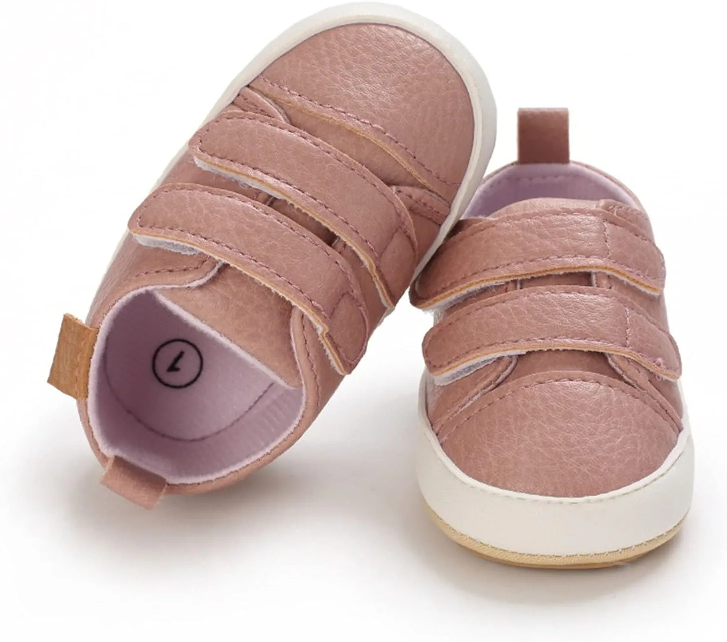 Baby Boys Girls Non-Slip Rubber Sole First Walking Shoes Infant Soft Tennis Sports Sneakers Outdoor Indoor Play