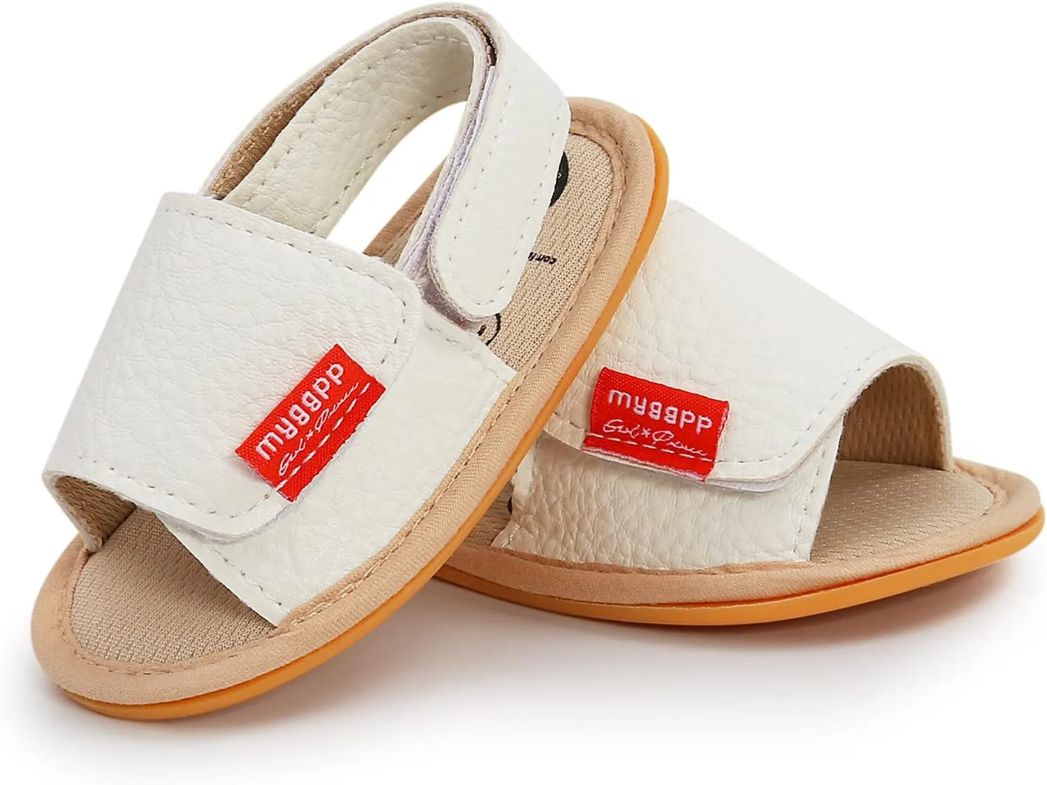 Baby Boys Girls Sandals Premium Infant Summer Outdoor Shoes PU Lightweight Soft Anti-Slip Sole Toddler Shoes
