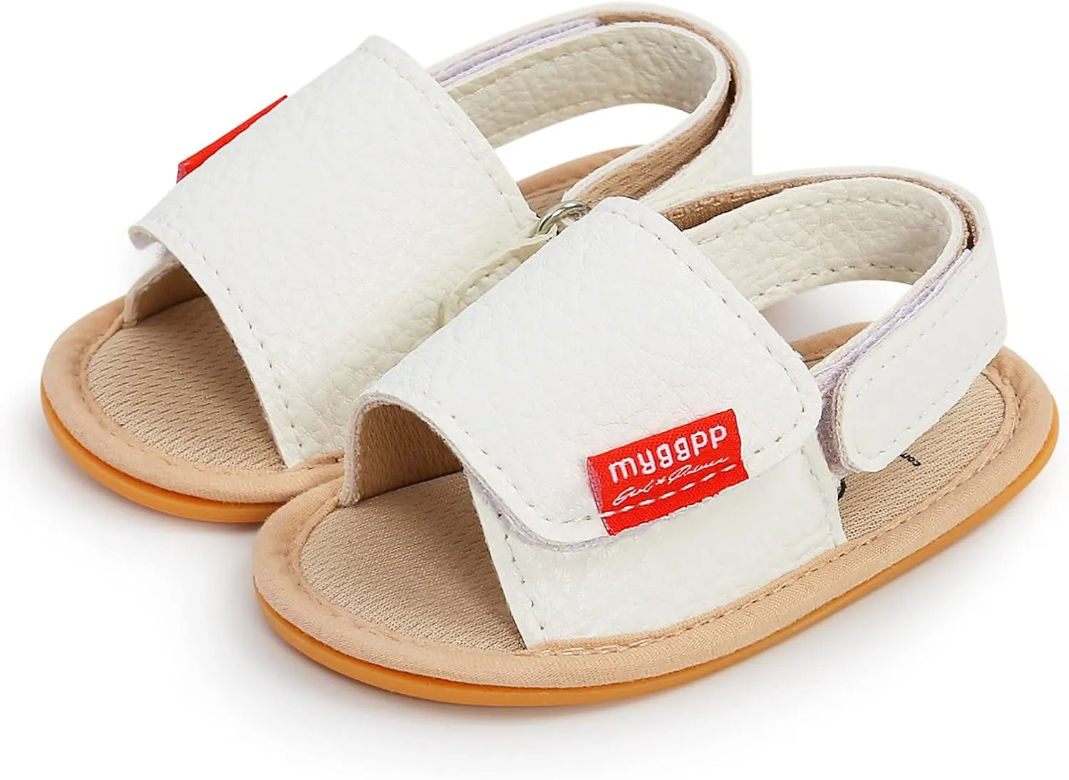 Baby Boys Girls Sandals Premium Infant Summer Outdoor Shoes PU Lightweight Soft Anti-Slip Sole Toddler Shoes