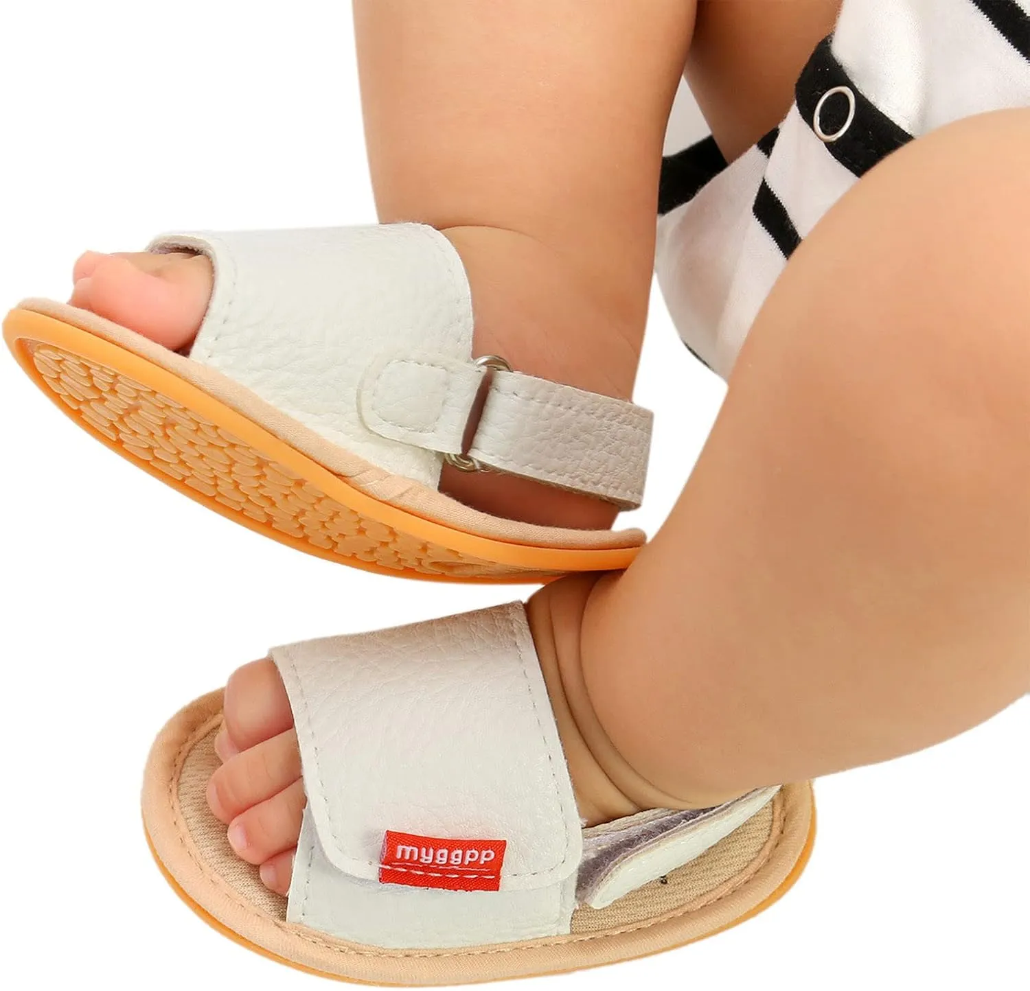 Baby Boys Girls Sandals Premium Infant Summer Outdoor Shoes PU Lightweight Soft Anti-Slip Sole Toddler Shoes