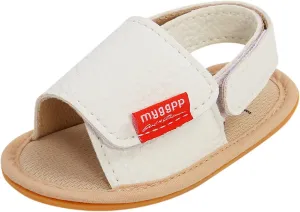 Baby Boys Girls Sandals Premium Infant Summer Outdoor Shoes PU Lightweight Soft Anti-Slip Sole Toddler Shoes