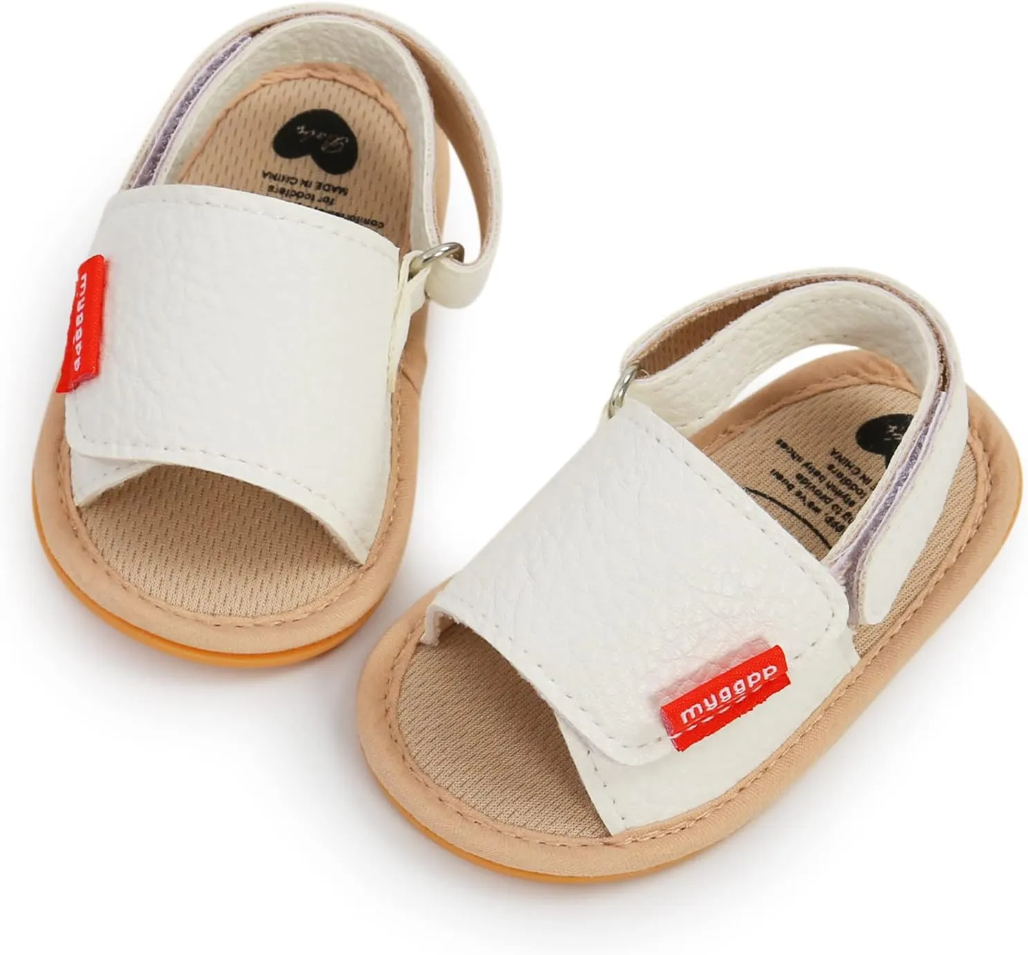 Baby Boys Girls Sandals Premium Infant Summer Outdoor Shoes PU Lightweight Soft Anti-Slip Sole Toddler Shoes