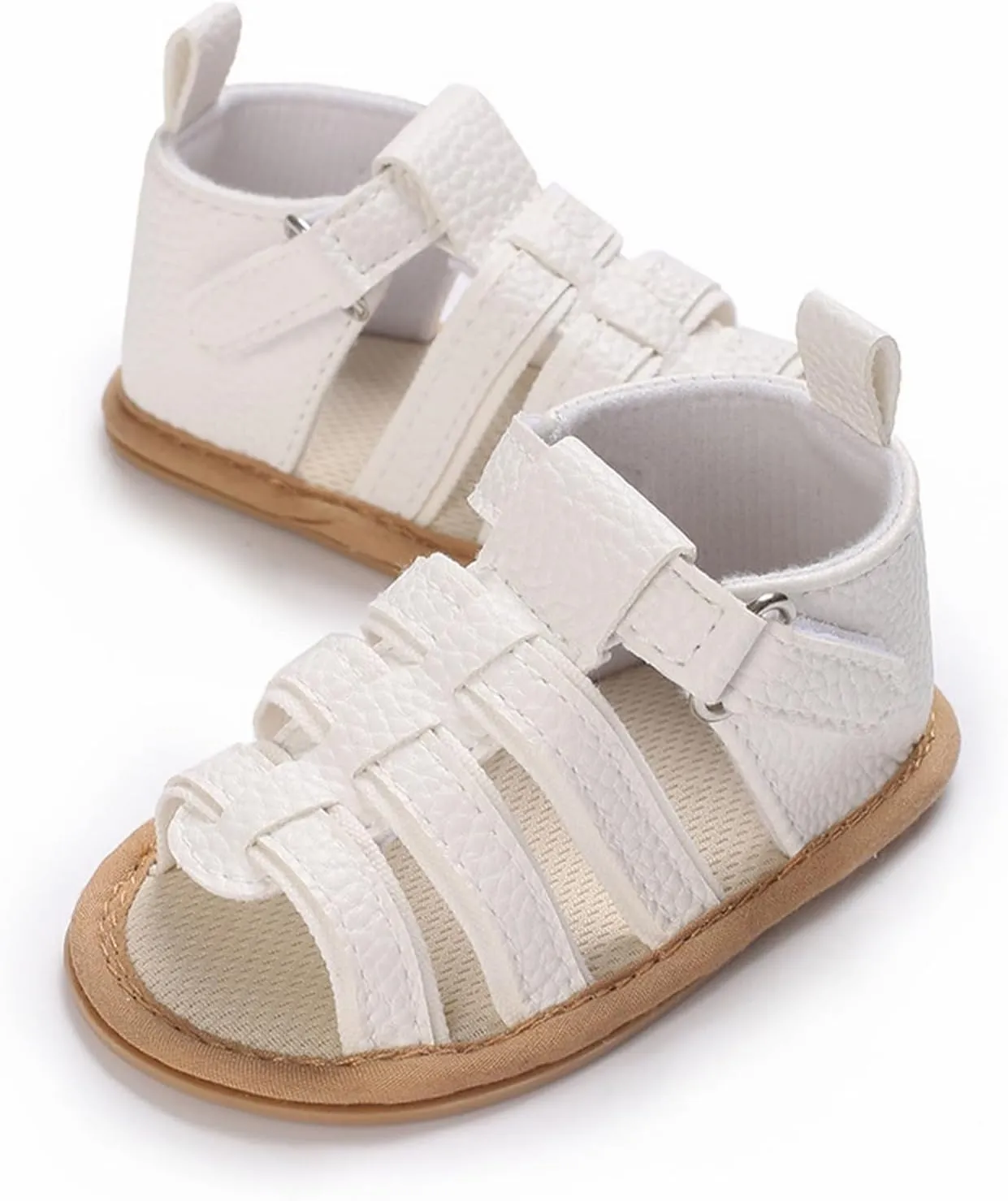 Baby Boys Girls Summer Sandals Open Toe Outdoor Beach Anti Slip Rubber Soft Sole Newborn First Walke Shoes
