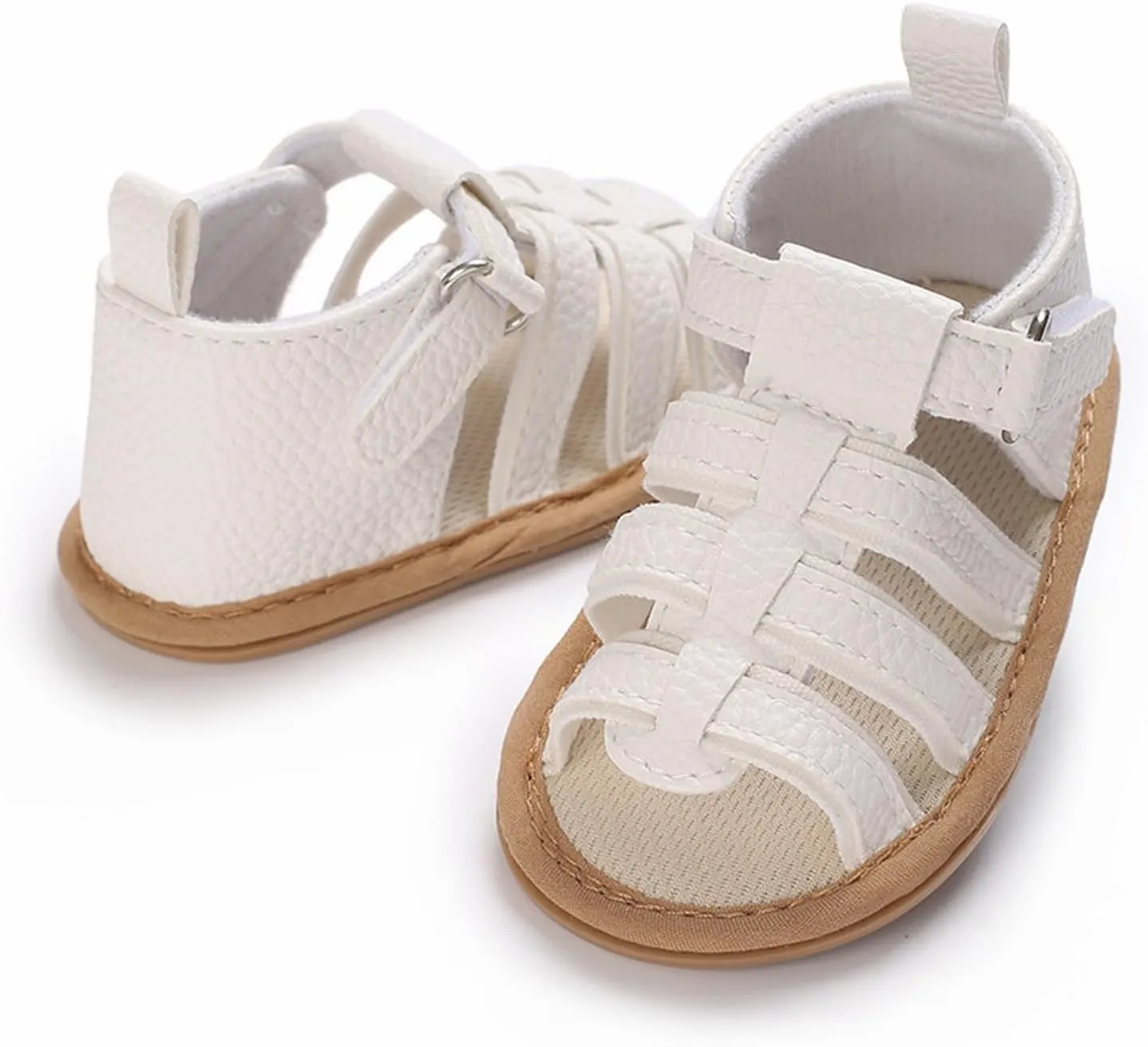 Baby Boys Girls Summer Sandals Open Toe Outdoor Beach Anti Slip Rubber Soft Sole Newborn First Walke Shoes
