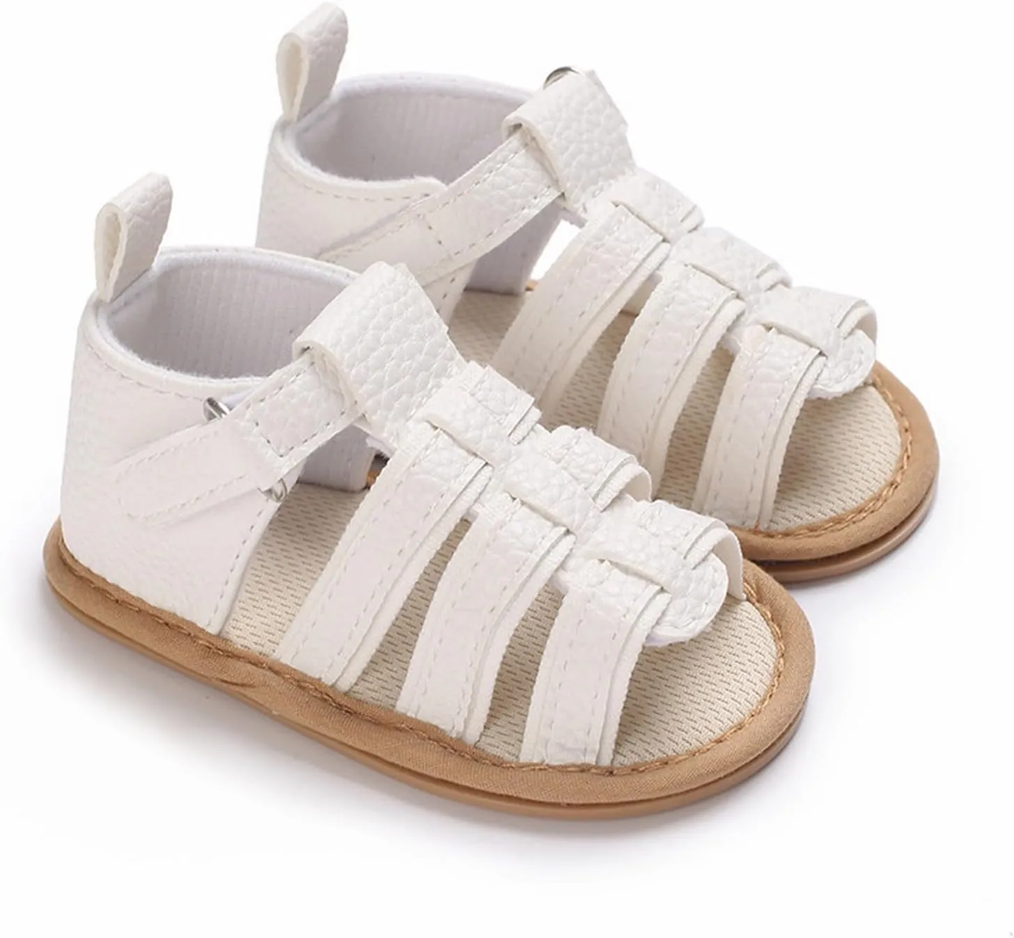 Baby Boys Girls Summer Sandals Open Toe Outdoor Beach Anti Slip Rubber Soft Sole Newborn First Walke Shoes