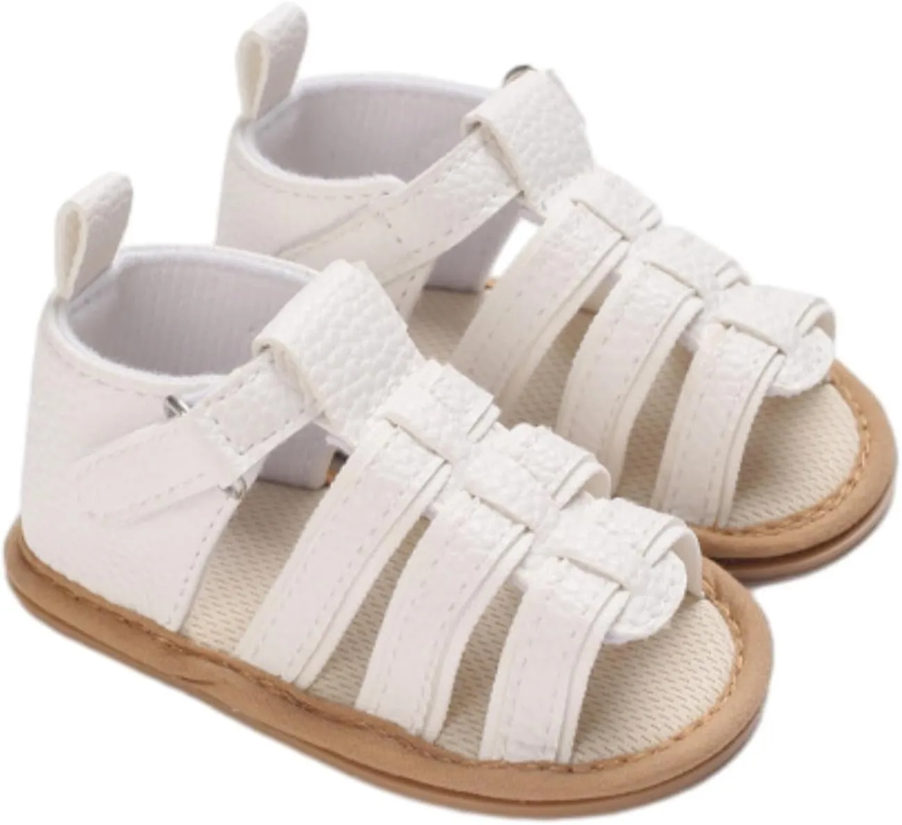 Baby Boys Girls Summer Sandals Open Toe Outdoor Beach Anti Slip Rubber Soft Sole Newborn First Walke Shoes