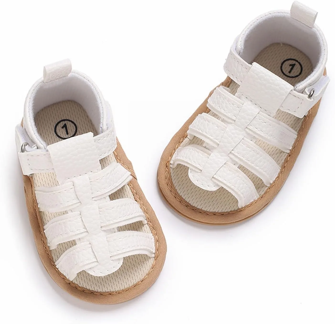 Baby Boys Girls Summer Sandals Open Toe Outdoor Beach Anti Slip Rubber Soft Sole Newborn First Walke Shoes