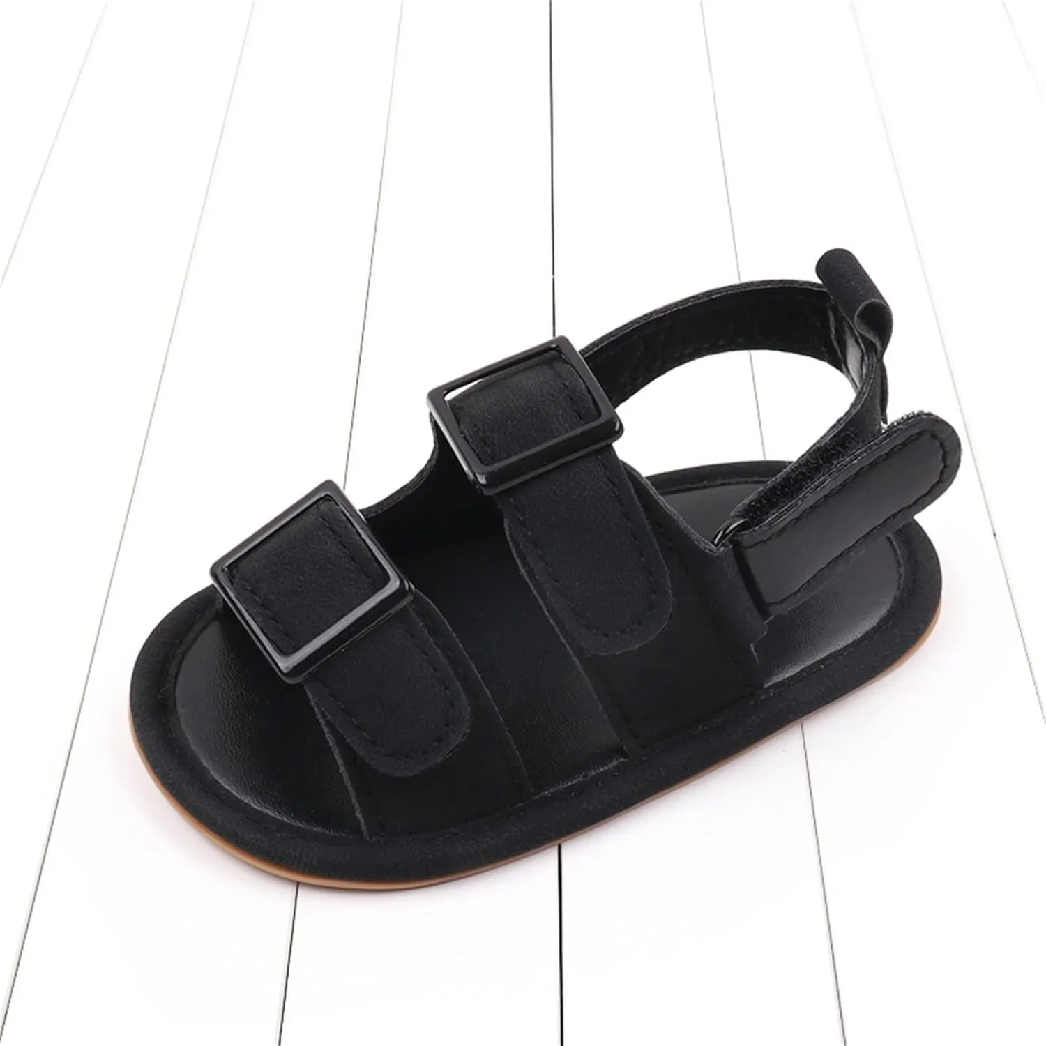 Baby Boys Girls Summer Sandals Outdoor Beach Non-Slip Soft Sole Beach Sandals Newborn Toddler First Walking Shoes