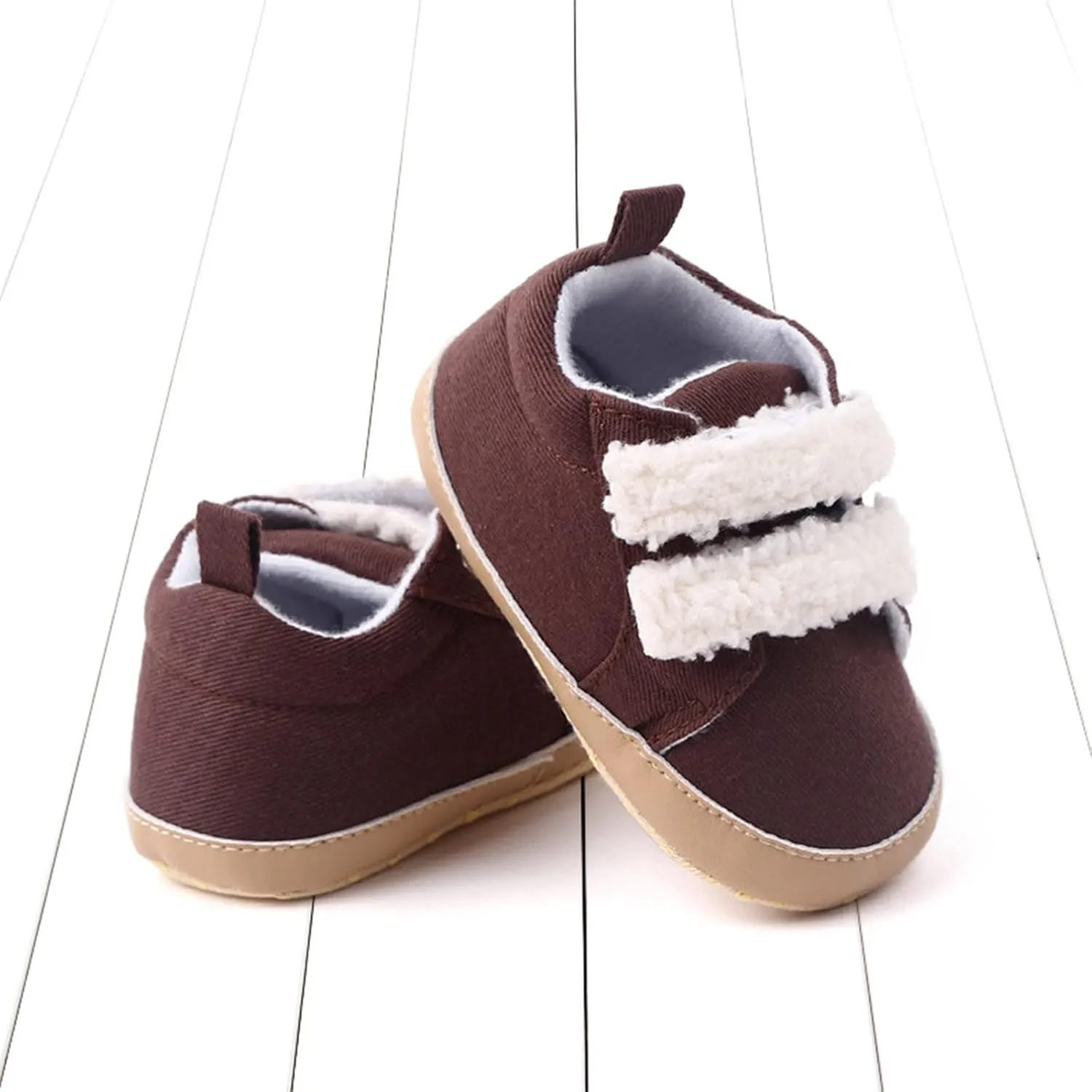 Baby Boys Girls xford Cloth Shoes Soft Rubber Sole Anti-Slip Sneakers Toddler Infant occasins Walking Shoes