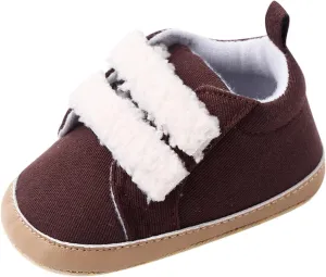 Baby Boys Girls xford Cloth Shoes Soft Rubber Sole Anti-Slip Sneakers Toddler Infant occasins Walking Shoes