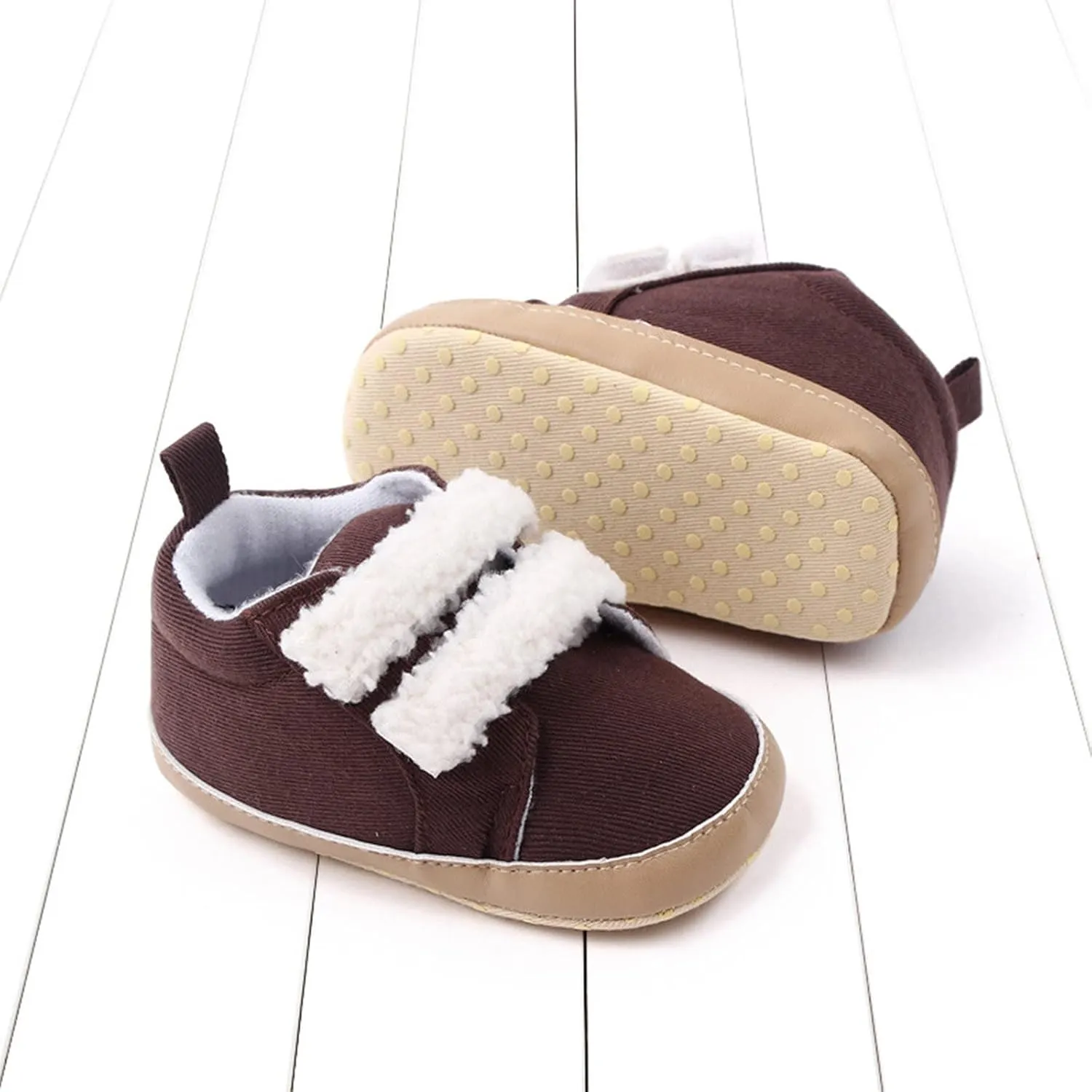 Baby Boys Girls xford Cloth Shoes Soft Rubber Sole Anti-Slip Sneakers Toddler Infant occasins Walking Shoes