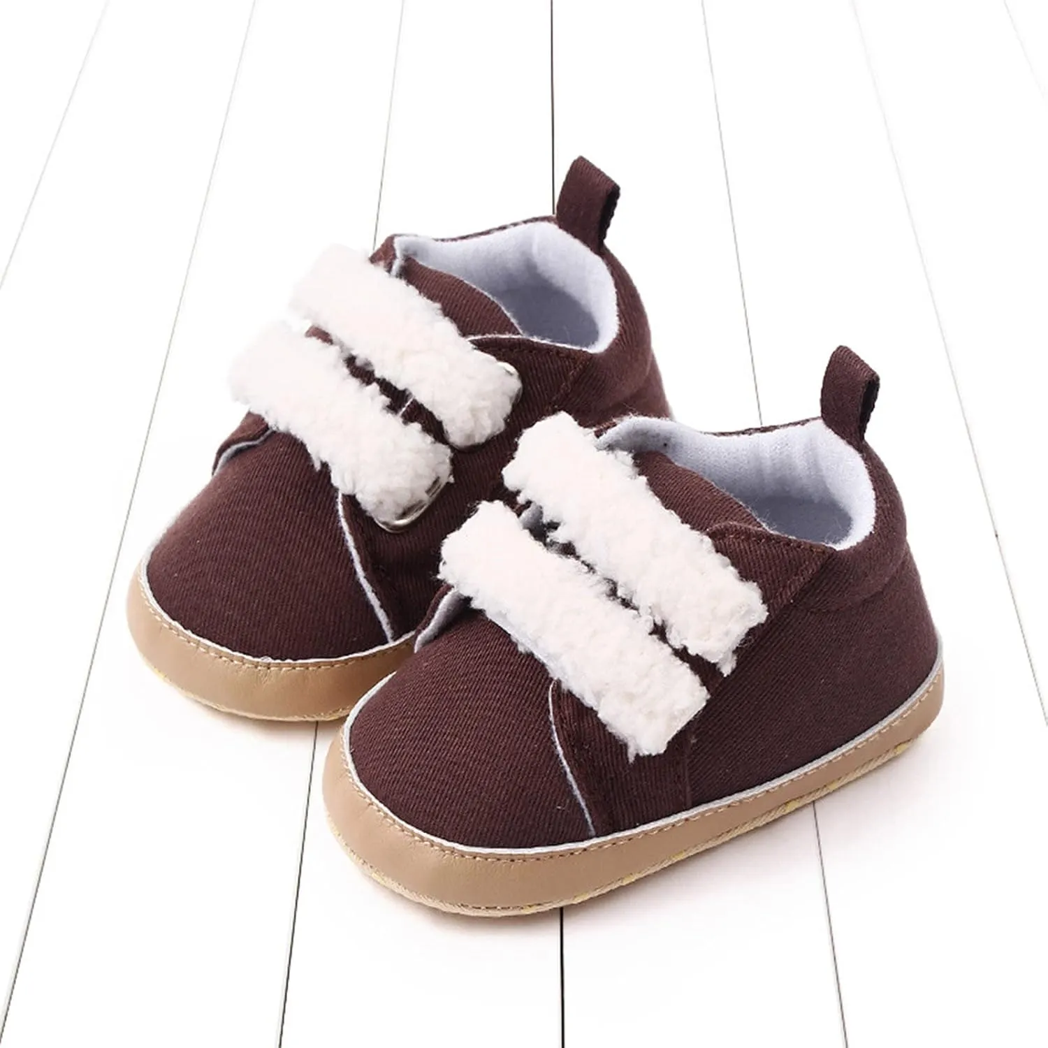 Baby Boys Girls xford Cloth Shoes Soft Rubber Sole Anti-Slip Sneakers Toddler Infant occasins Walking Shoes