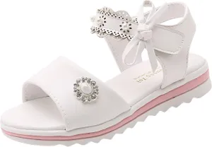 Baby First Walking Foot Warmer Child Shoes Fashion Flower Thick Sole Sandals Soft Sole Comfortable Princess