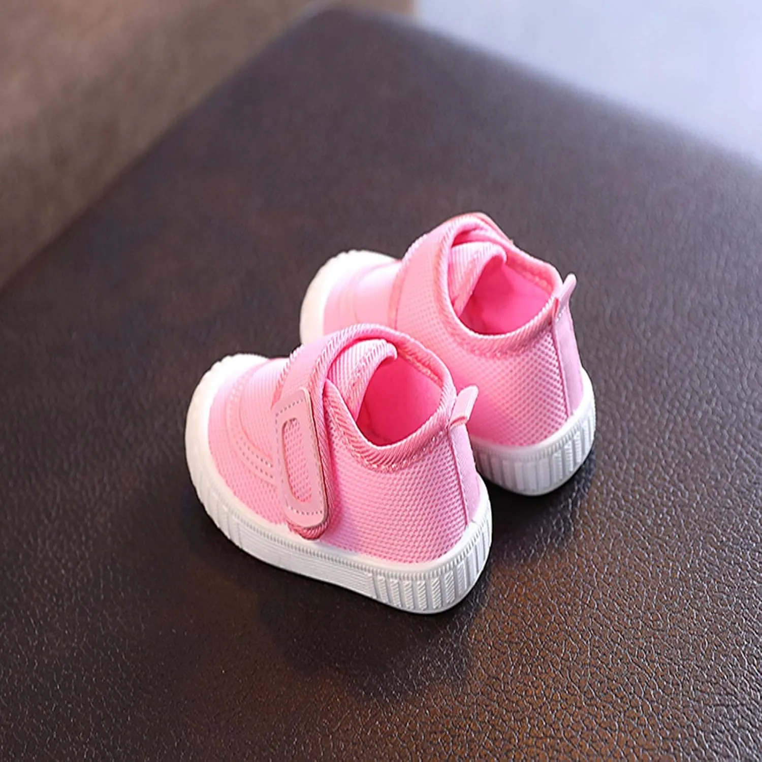 Baby First-Walking Shoes Toddler Infant Boys Girls Soft Sole TPR Non Slip Mesh Breathable Lightweight Sneakers 3-24M