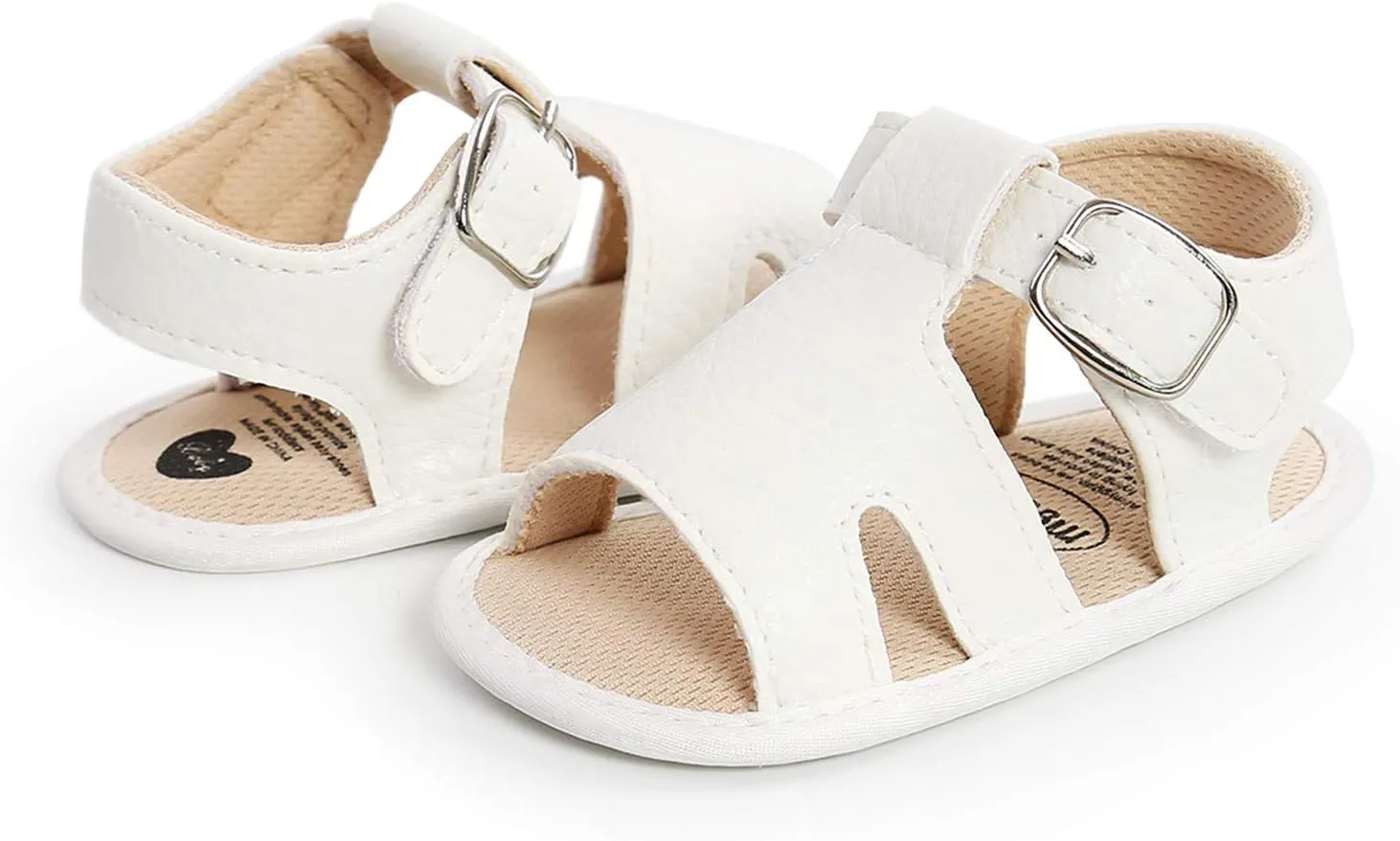 Baby Flat Boys Shoes Sandals Prewalker Girls Rubber Sole Walking Non-Slip Soft Baby Shoes Girls Shoes