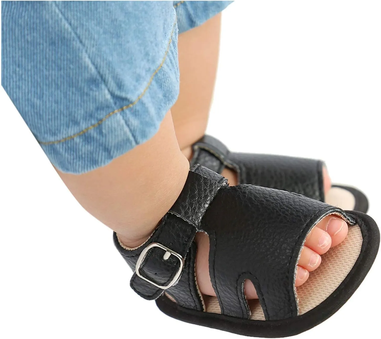 Baby Flat Boys Shoes Sandals Prewalker Girls Rubber Sole Walking Non-Slip Soft Baby Shoes Girls Shoes