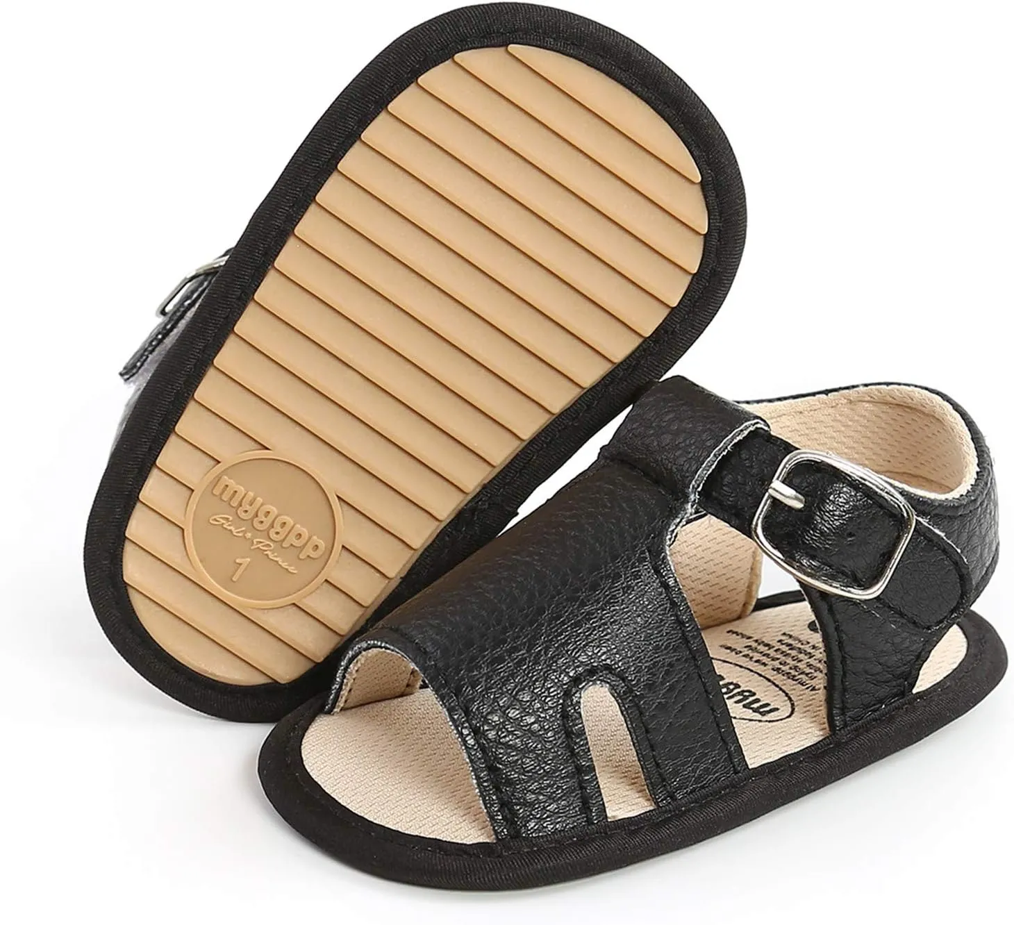 Baby Flat Boys Shoes Sandals Prewalker Girls Rubber Sole Walking Non-Slip Soft Baby Shoes Girls Shoes