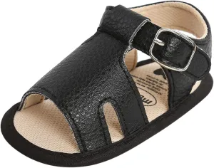 Baby Flat Boys Shoes Sandals Prewalker Girls Rubber Sole Walking Non-Slip Soft Baby Shoes Girls Shoes