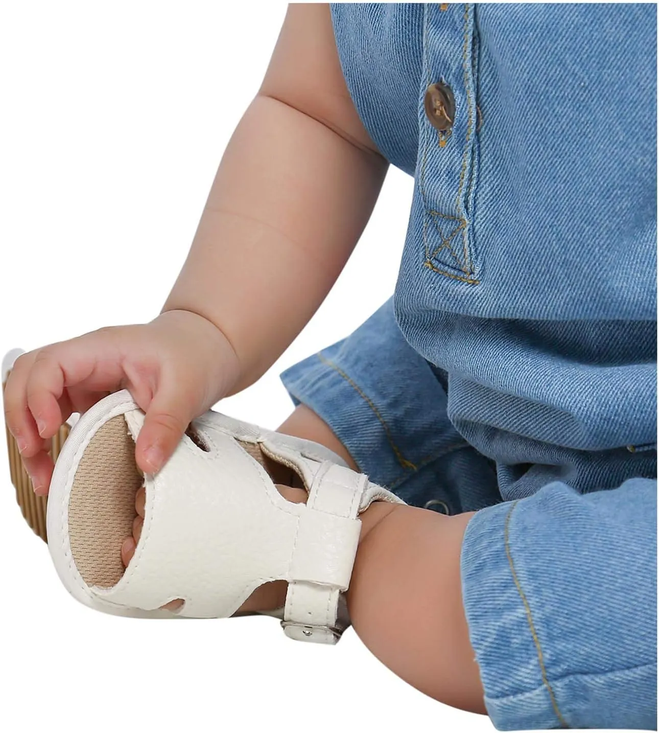 Baby Flat Boys Shoes Sandals Prewalker Girls Rubber Sole Walking Non-Slip Soft Baby Shoes Girls Shoes