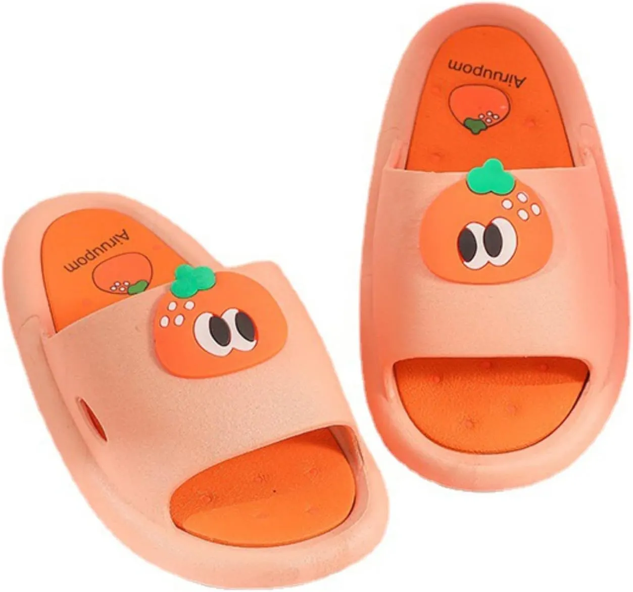 Baby Flat Sole Shoes Children Sandals Soft Sole EVA Middle Cushion Slippers Cute Fruit Indoor And Outdoor Shoes