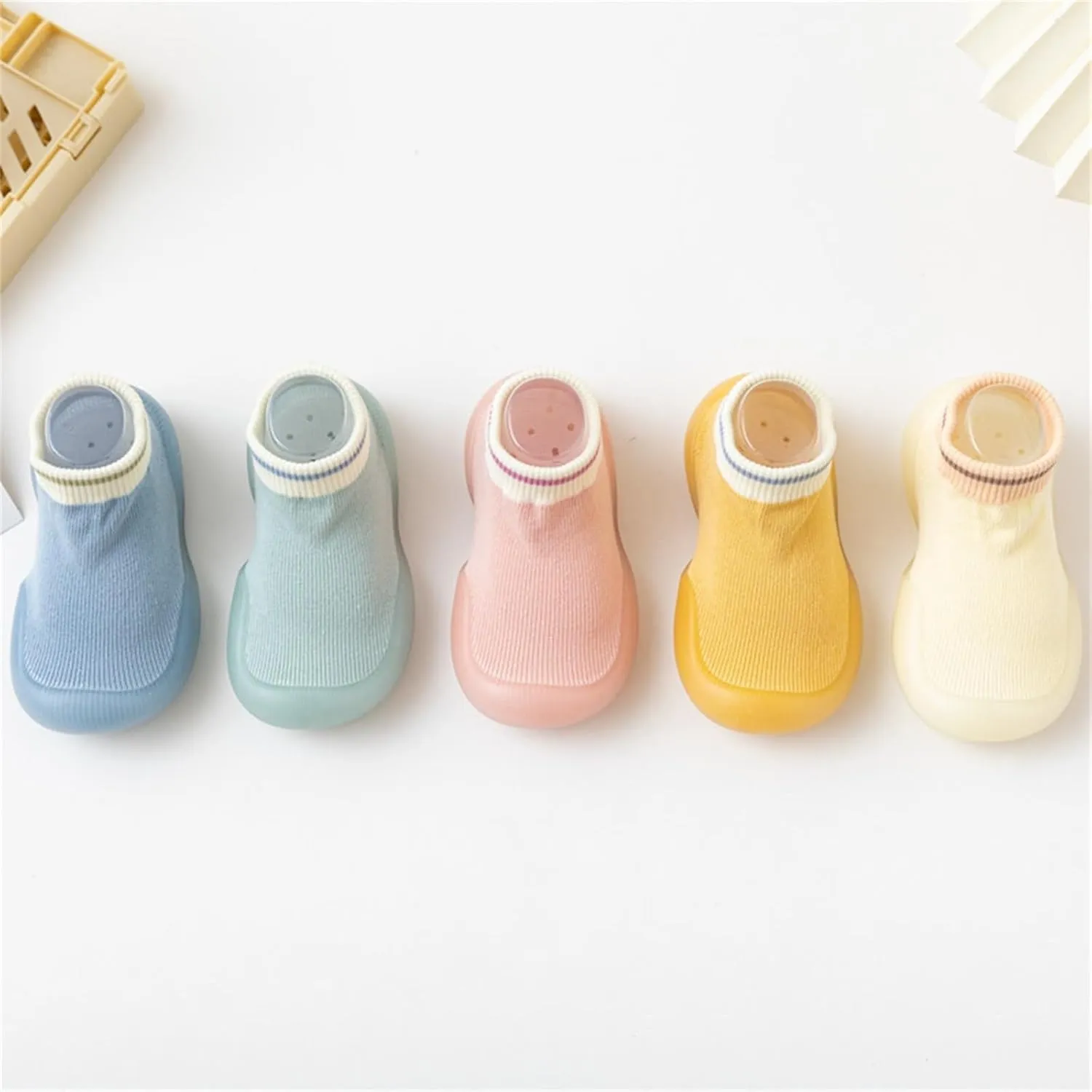 Baby Girl Boy Indoor Toddlers Breathable Walking Shoes Warm Elastic Sock Shoes Outdoor Sneakers Fall Girls Canvas Shoes