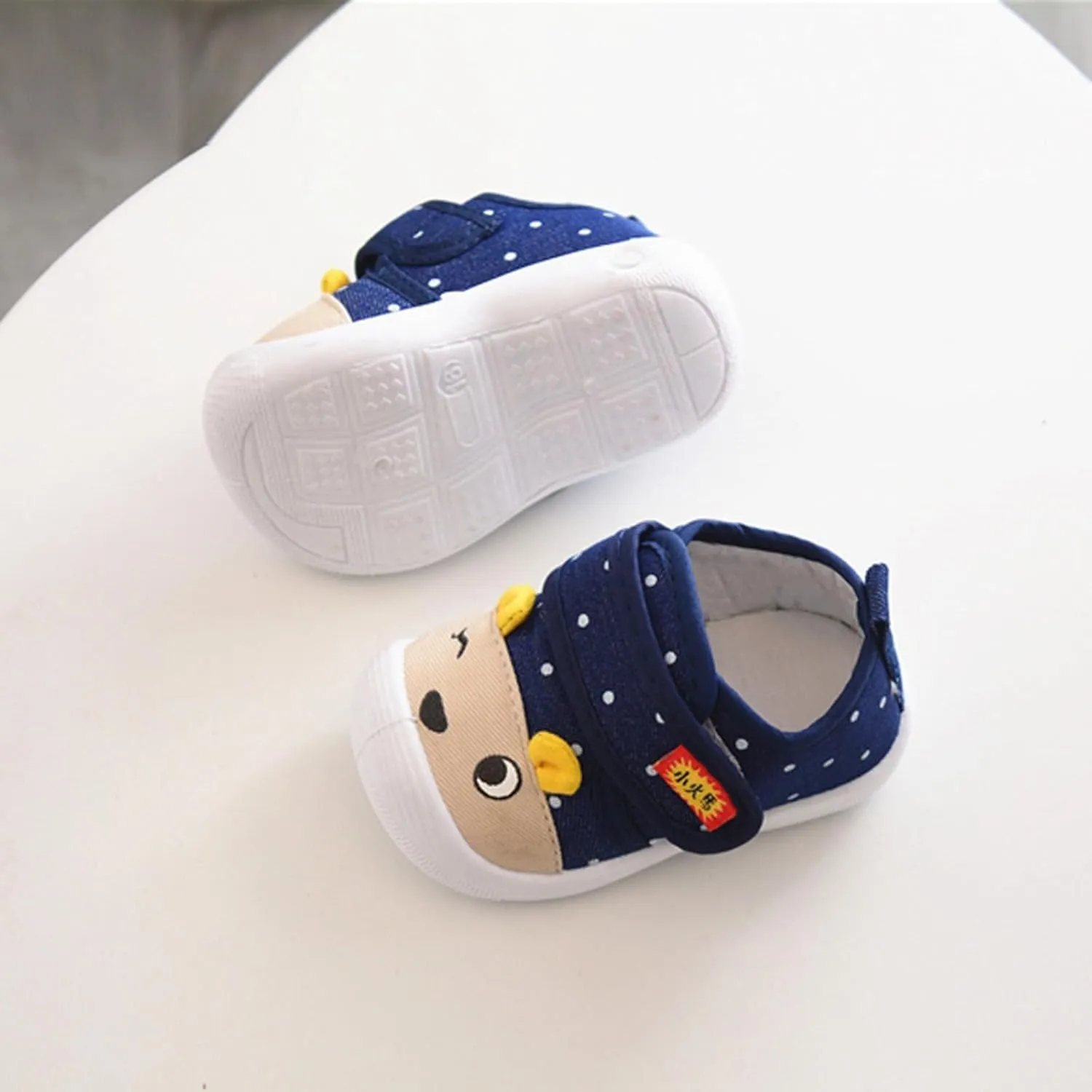 Baby Girl Squeaky Infant artoon Sole Shoes Baby Kids Boys Soft -Slip Girls Toddler Comfort Anti-Slip Soft Sole Shoes