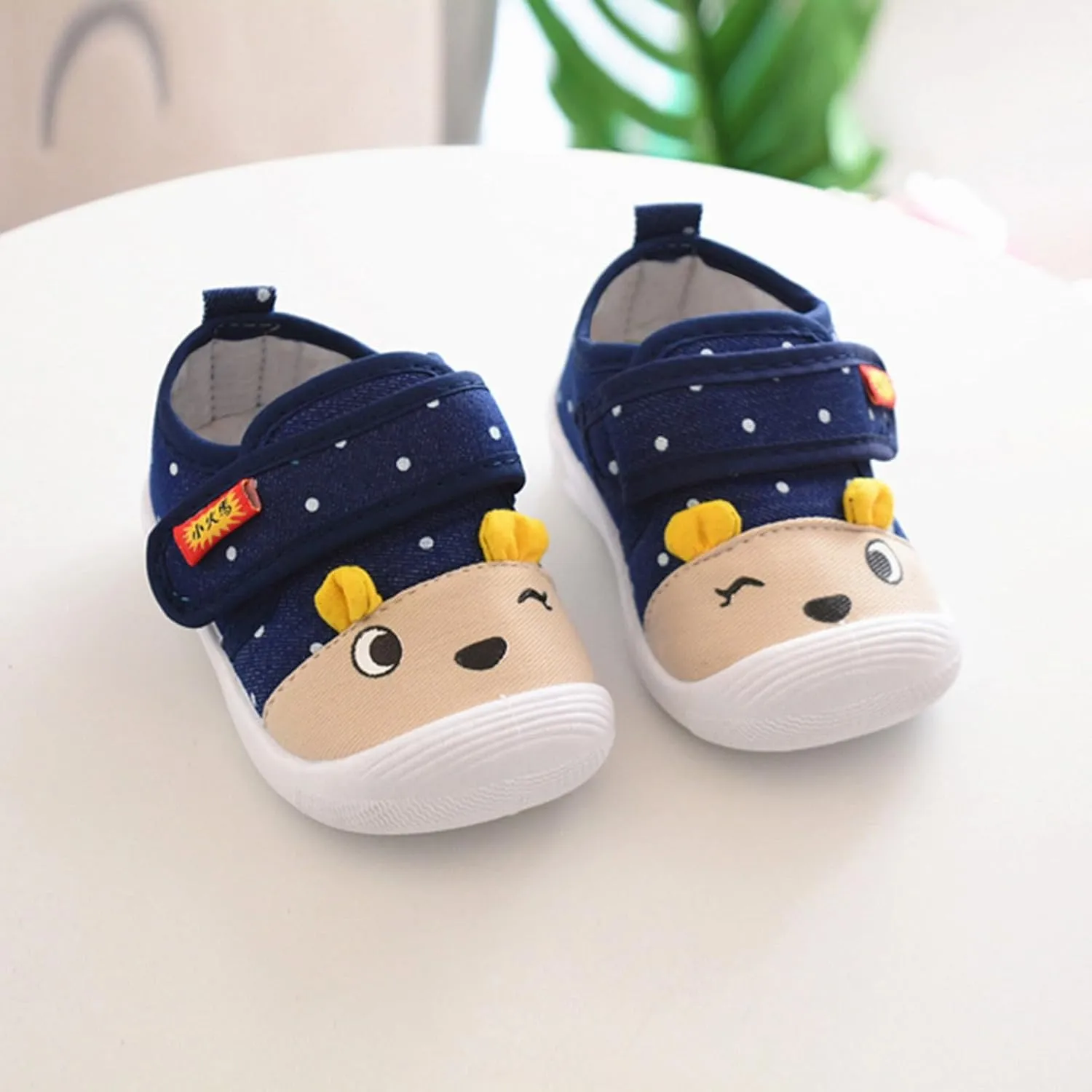 Baby Girl Squeaky Infant artoon Sole Shoes Baby Kids Boys Soft -Slip Girls Toddler Comfort Anti-Slip Soft Sole Shoes