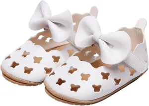 Baby Girls Boys Sandals Infant Toddler Shoes Anti-Slip Soft Sole Breathable Flat Shoes Casual Summer (White, 5 Toddler)