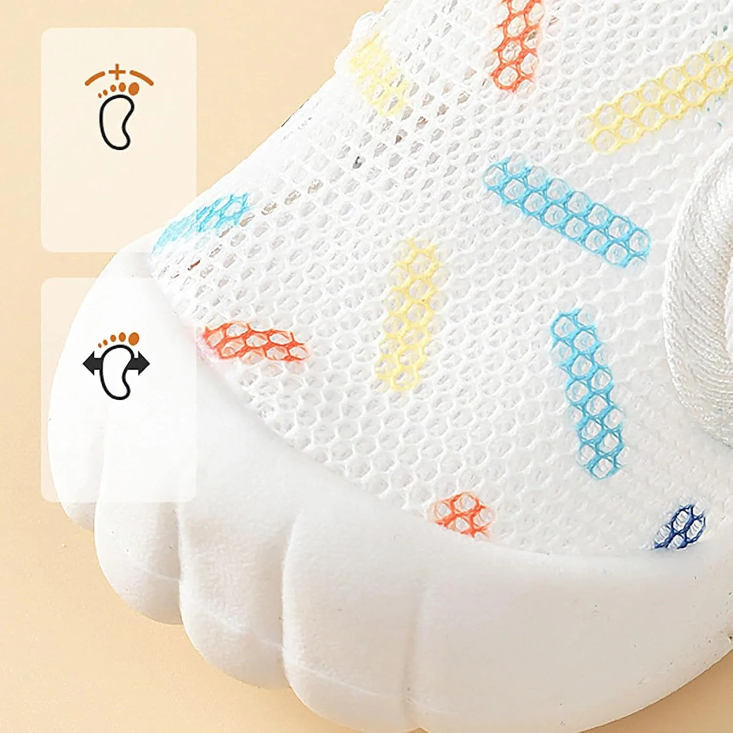 Baby Girls Boys Sandals Infant Toddler Shoes Breathable First Walkers Mesh Soft Anti-Slip Sole Sneakers (Pink, 6 Infant)